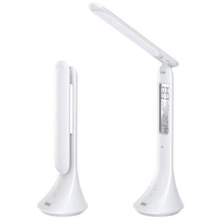 BowLift | Rechargeable Foldable Eye-caring Desk Lamp, with Flicker-free, Adjustable Brightness, Time, Date & Temperature Display