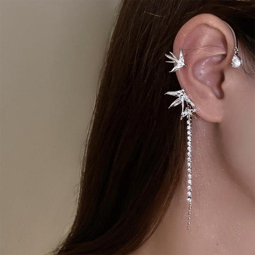 BowLift | Rhinestone Swallow Earrings