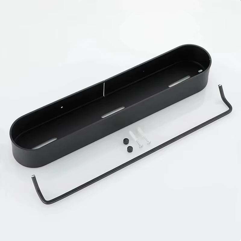 Elegant bathroom shelf with towel holder Bowlift
