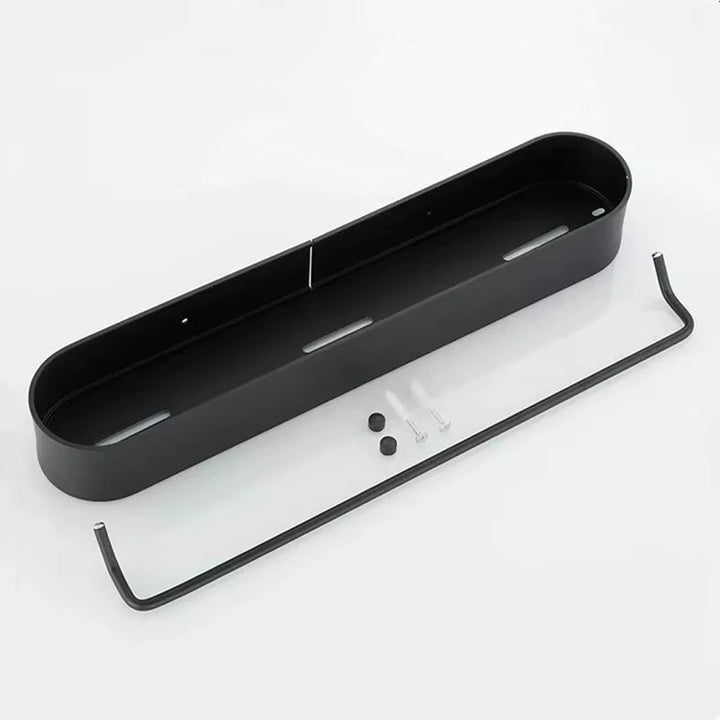 Elegant bathroom shelf with towel holder Bowlift
