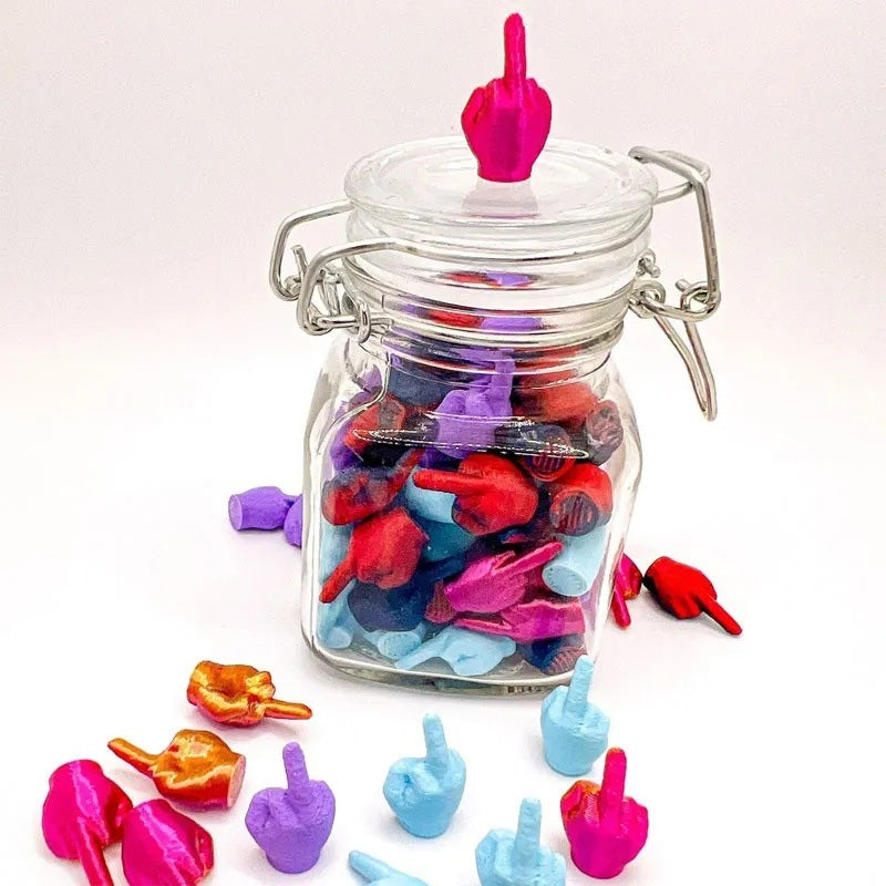 BowLift | Glass with Middle Fingers