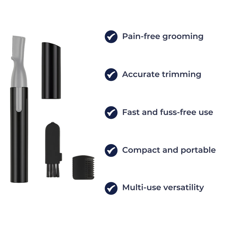 Painless Precision – Stainless Steel Mini Facial Shaver – For Sensitive Skin & On-the-Go Grooming Bowlift