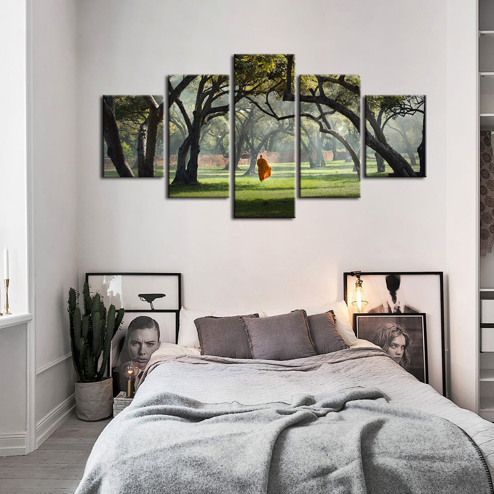 Walk The Earth 5 Piece - Canvas Wall Art Painting | Bowlift
