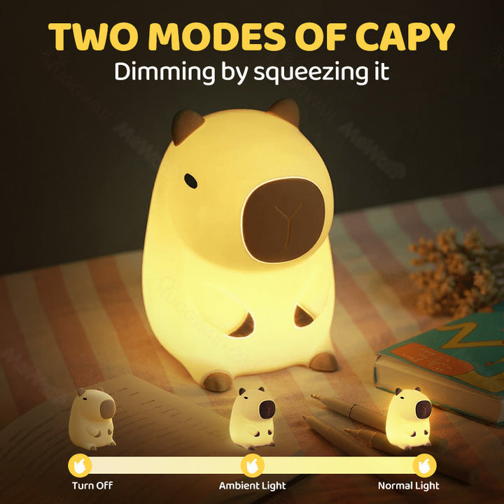 BowLift | SquishBara | Capybara Squishy Night Light Ideal Gift for All Ages