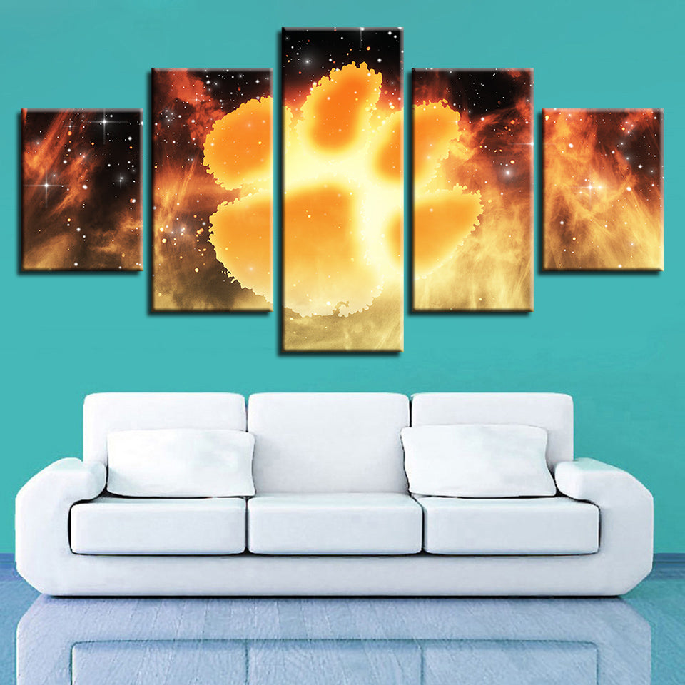 Clemson Tigers 5 Piece - Canvas Wall Art Painting | Bowlift