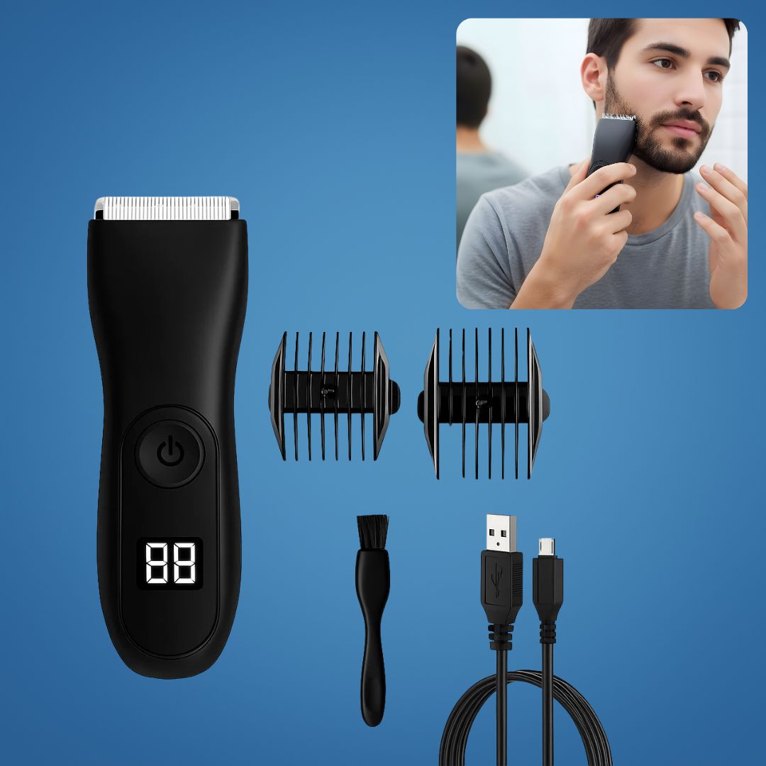 Waterproof – Ceramic Blade – Painless Cordless Grooming for Men – Smooth Results, No Nicks or Irritation Bowlift