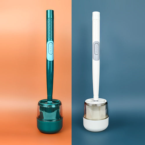 BowLift | Punch-free  Long Handle Silicone Toilet Brush