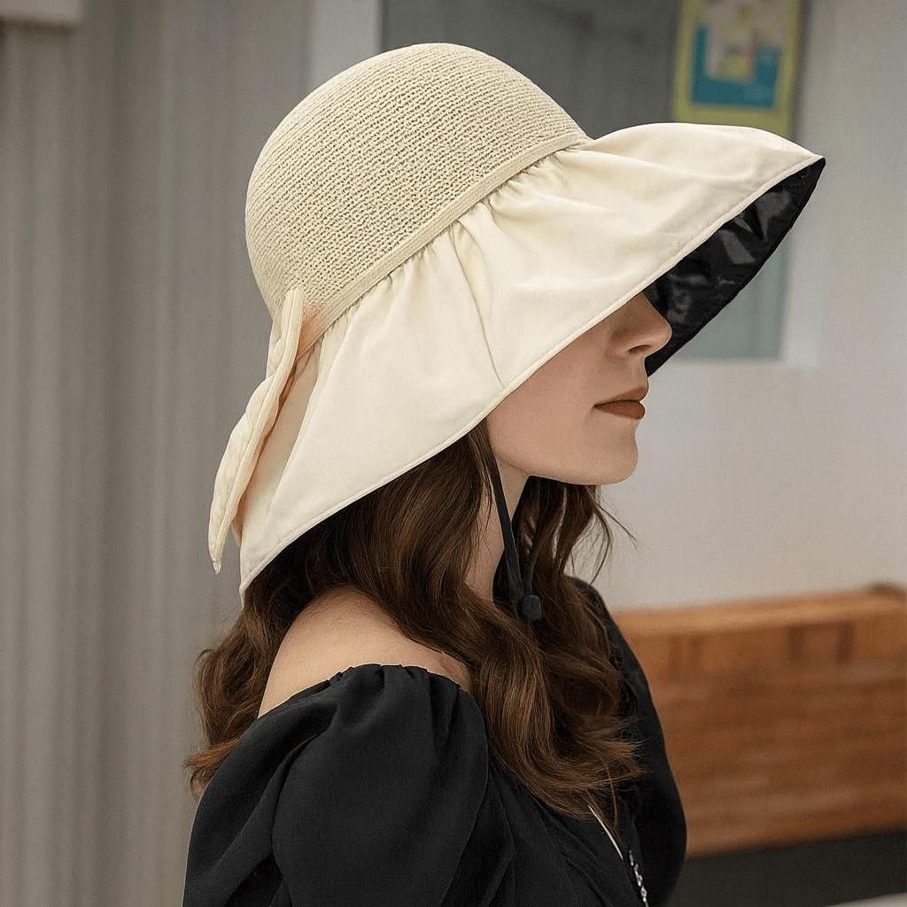BowLift | Stylish sun hat with wide brim for UV protection