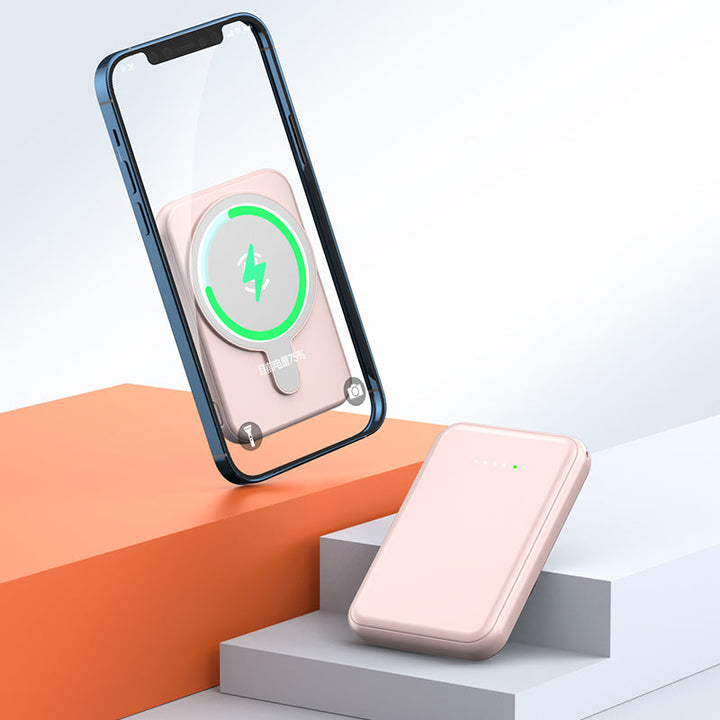 BowLift | Magnera Magnetic Power Bank 5000 mAh | Compatible with iPhones | USB Output 5 V/2.1 A | Compact & Stylish