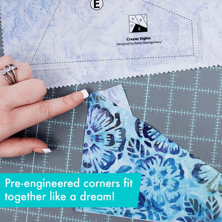 BowLift | Quilting Cutting Template Set | Creative Fabric Pattern Guide | Non-Slip Design for Sewing & DIY Crafts