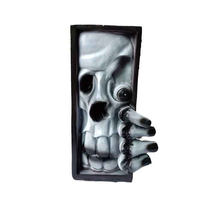 Mystical Charm - Unique Monster Bookend in Black and Grey Bowlift