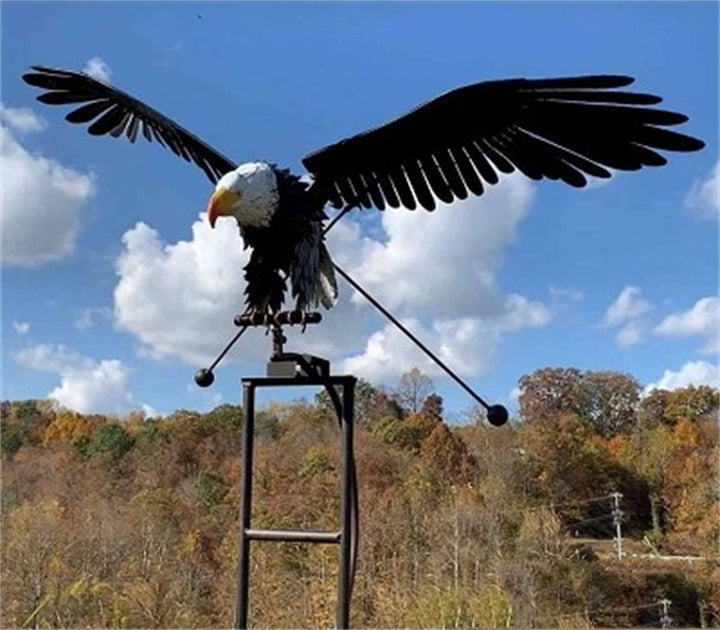 BowLift | WindGarden | Metal Garden Twirler Wind Spinner with Ground Stake – Weather Resistant Decor