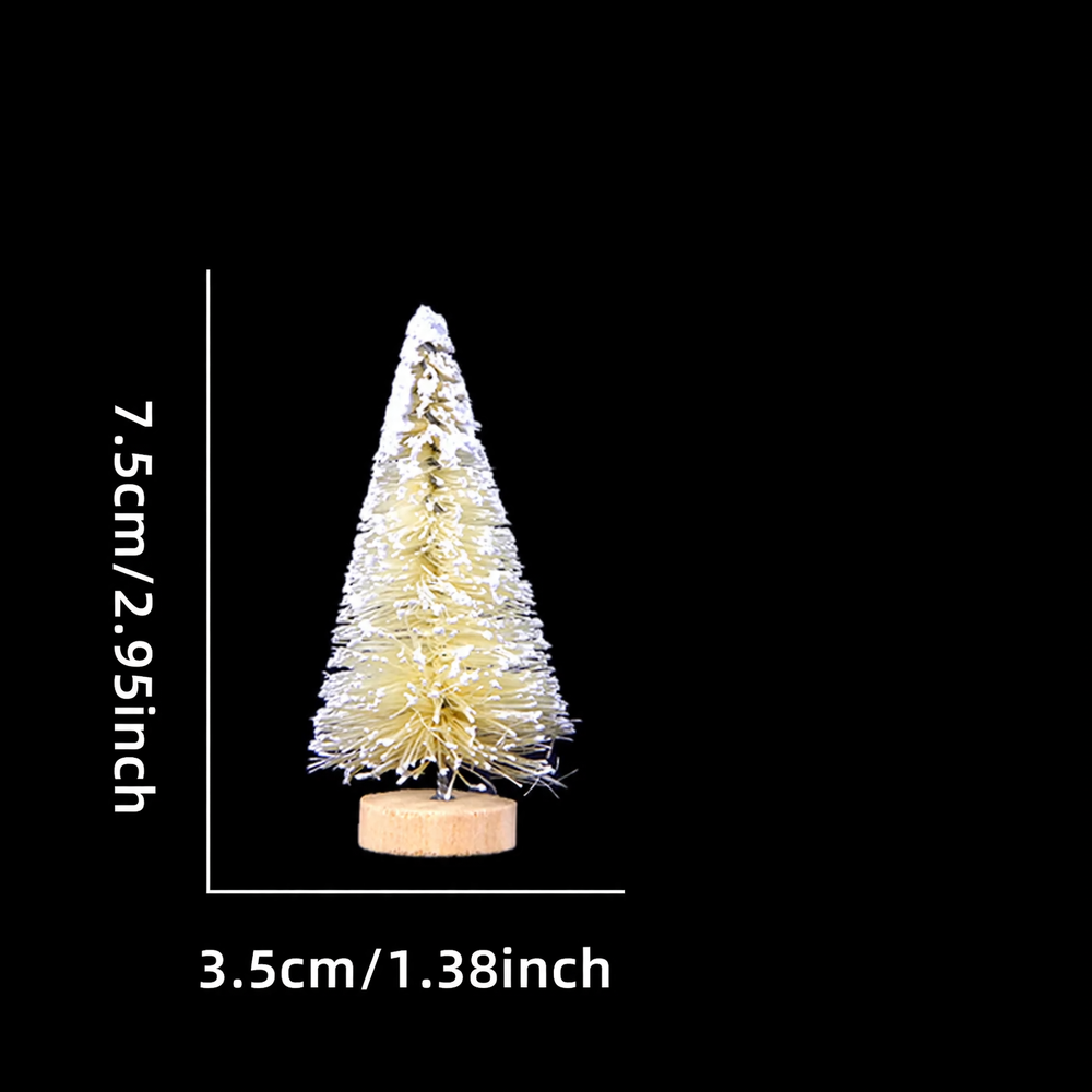 Mini Christmas tree made of sisal for table decoration
