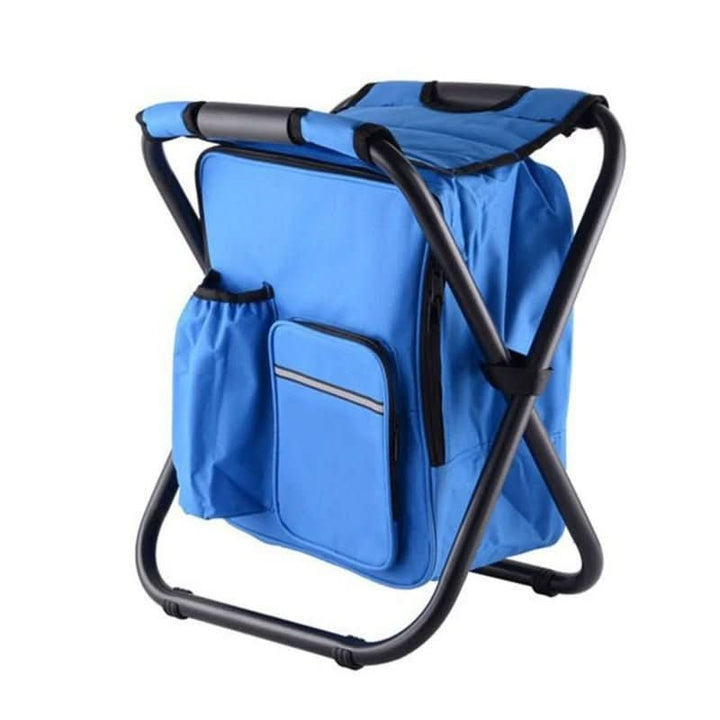 BowLift | 3-in-1 camouflage rucksack with folding chair & cooler compartment