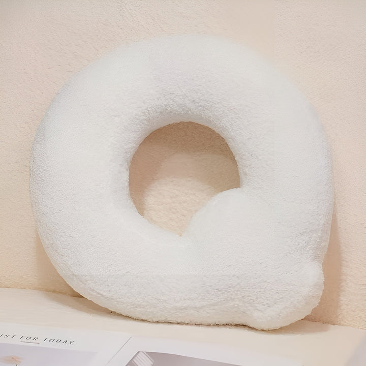 White Letter Decorative Pillow – Soft And Versatile | Creative Pillows For Your Sofa And Bed | Bowlift