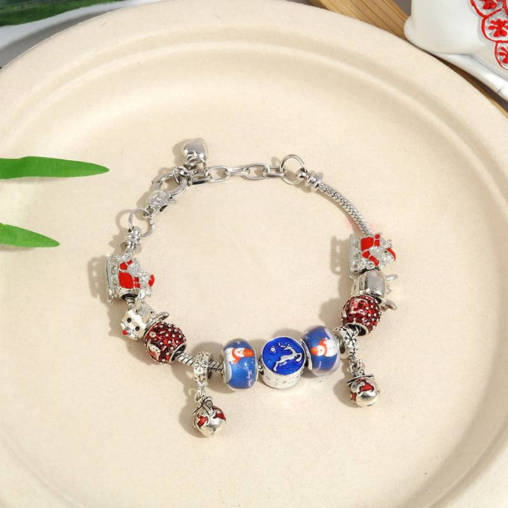 BowLift | Christmas Snowflake Bells Children's Charm Bracelet