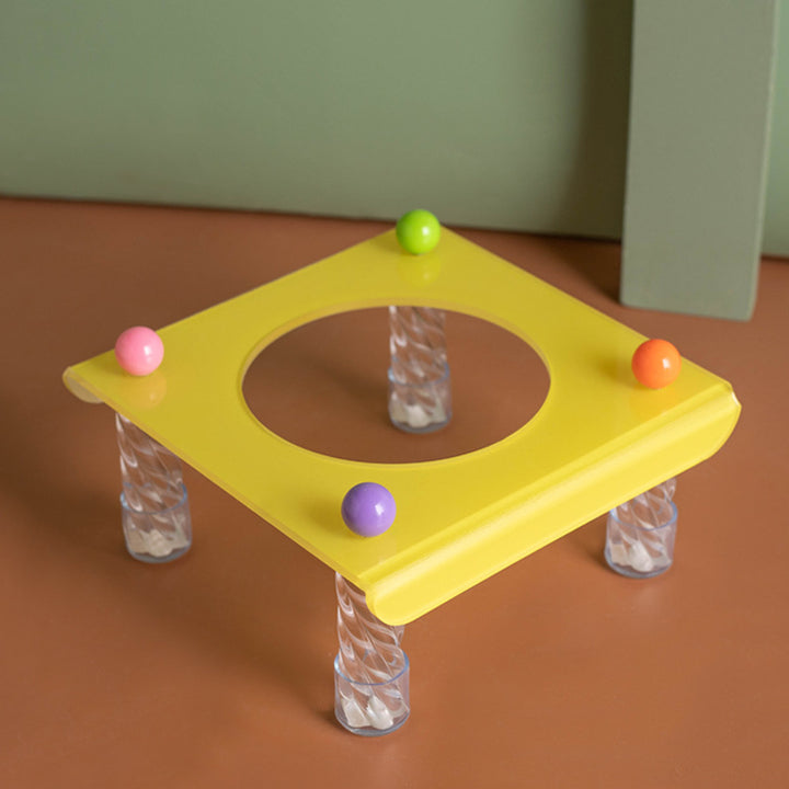Ceramic feeding bowls for dogs and cats with stand