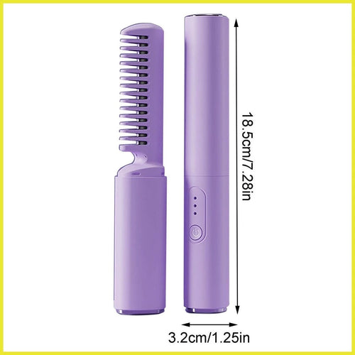 BowLift | Glatzza Mini-Smoothing Brush — Silky smooth dream hair in 60 seconds that captivates all eyes!