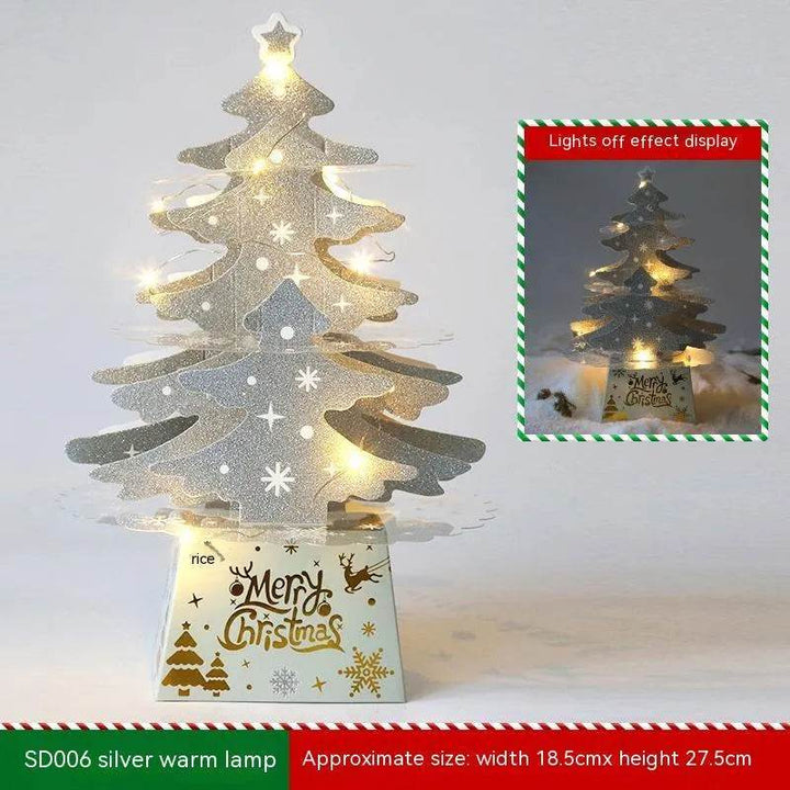 BowLift | Christmas Decorations Mini Desktop Christmas Greeting Card Ornaments