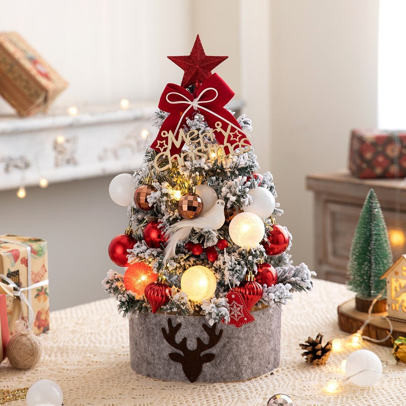 Mini Christmas tree, 45 cm or 60 cm, with lighting
