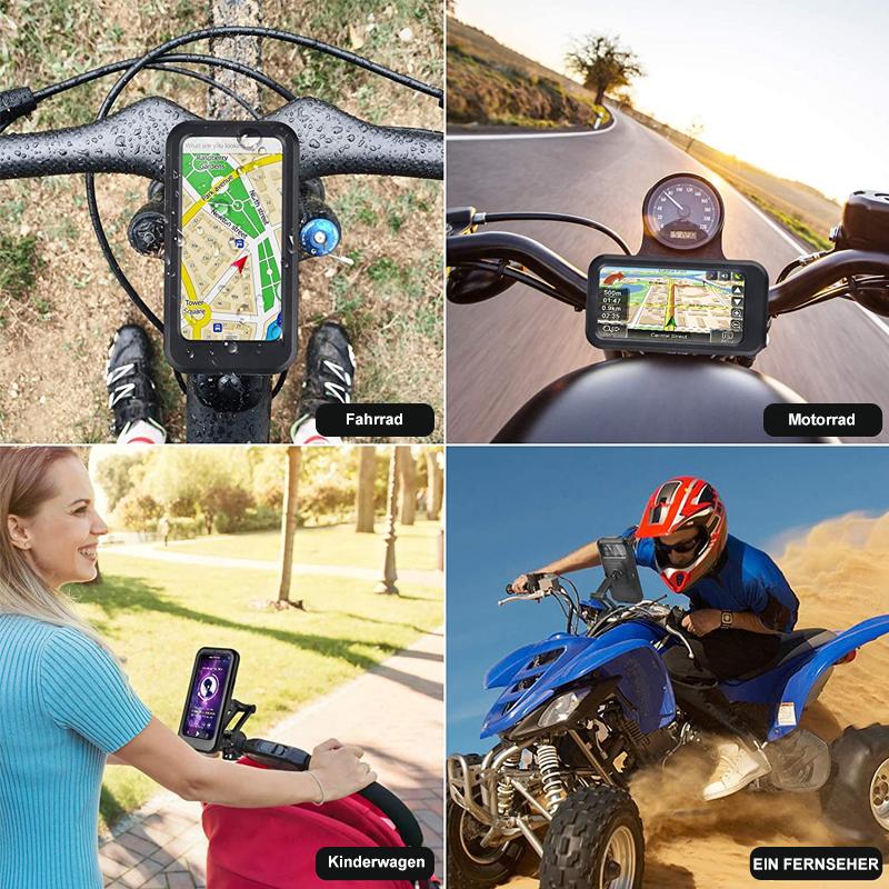 BowLift | RideCharge Pro – Waterproof Phone Holder with USB and 15W Wireless Charging for Bicycle and E-Bike