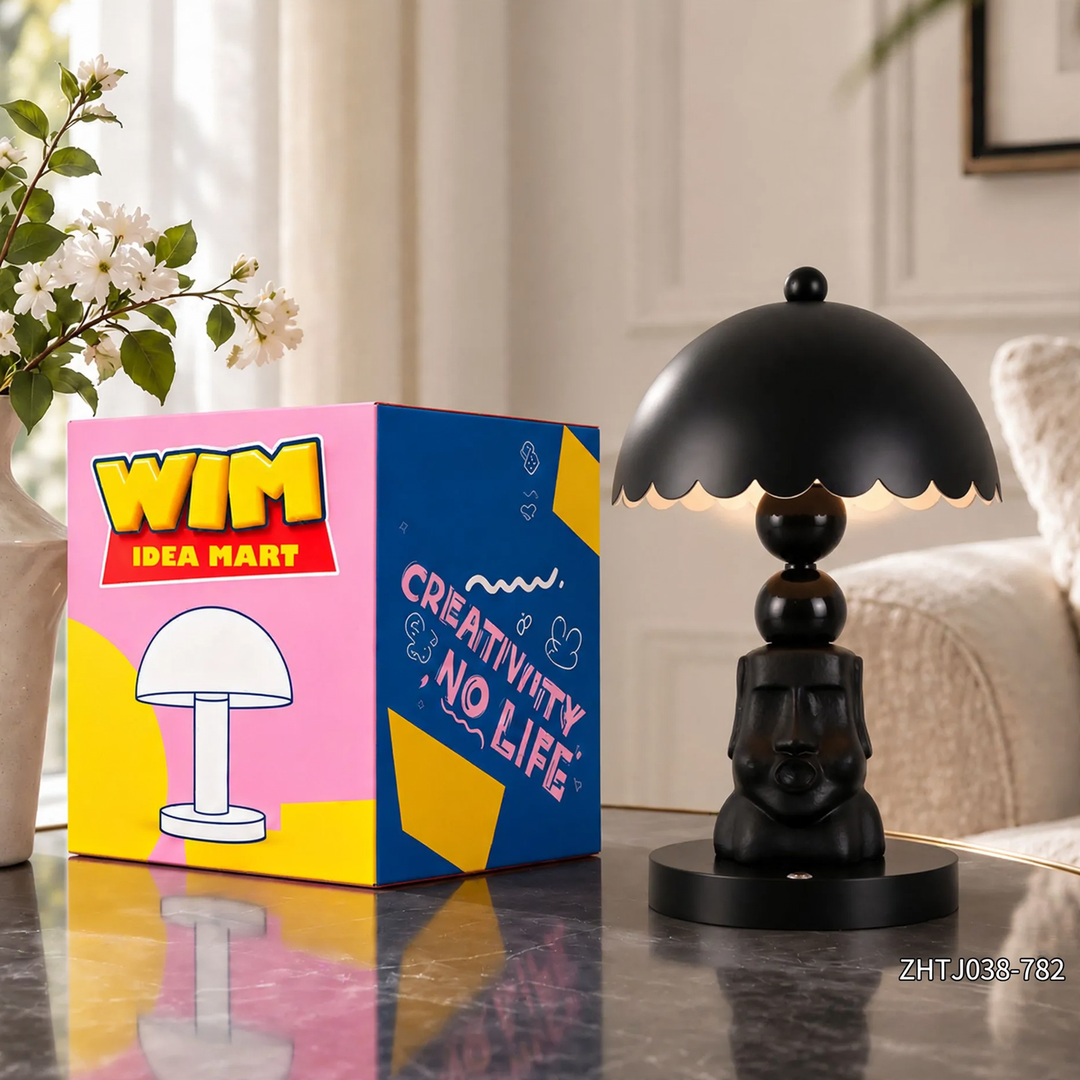 Moai table lamp ZHTJ038, touch-controlled, dimmable