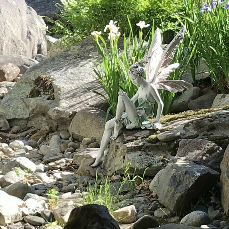 BowLift | Garden Fairy Statue