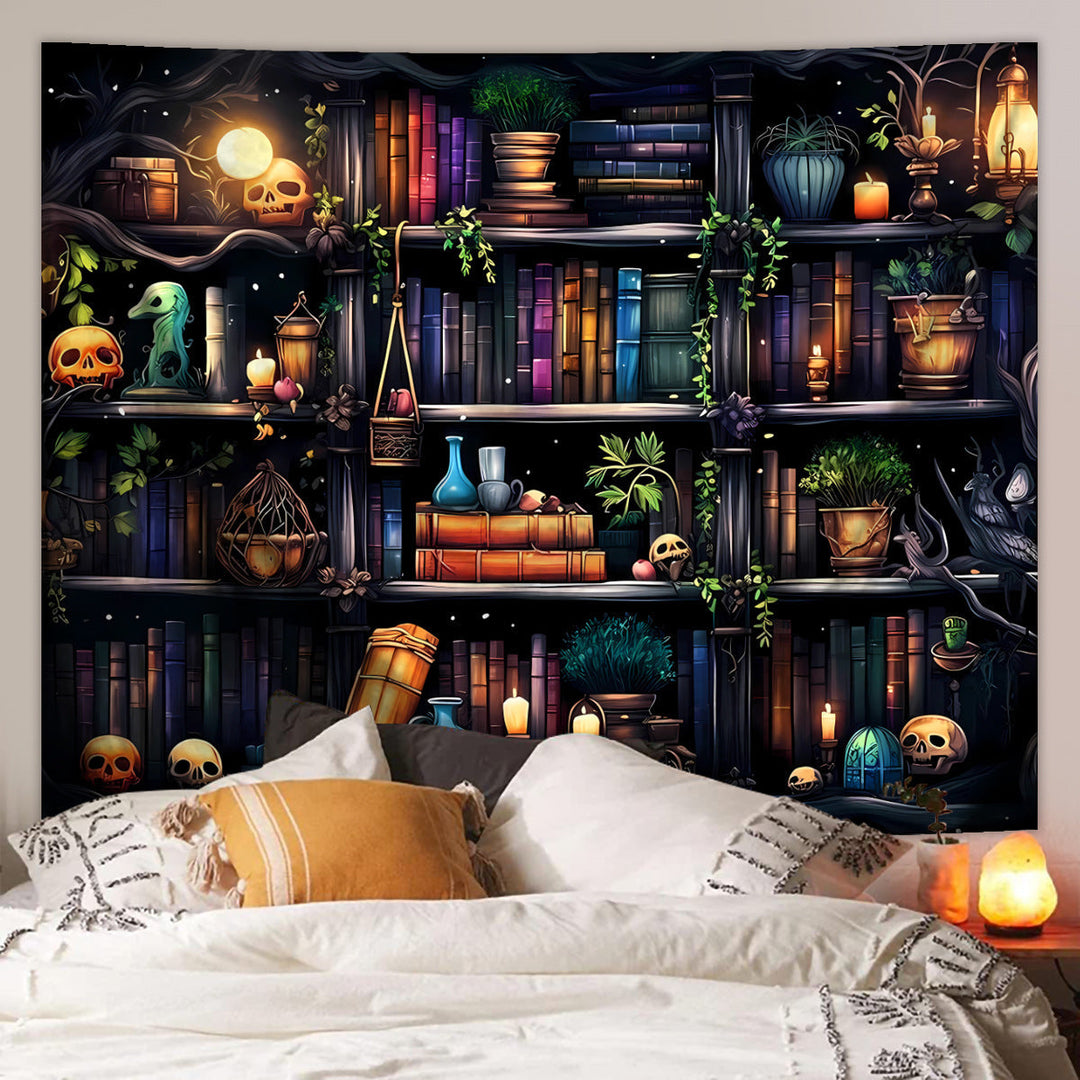 BowLift | Skeleton Horror Halloween Tapestry