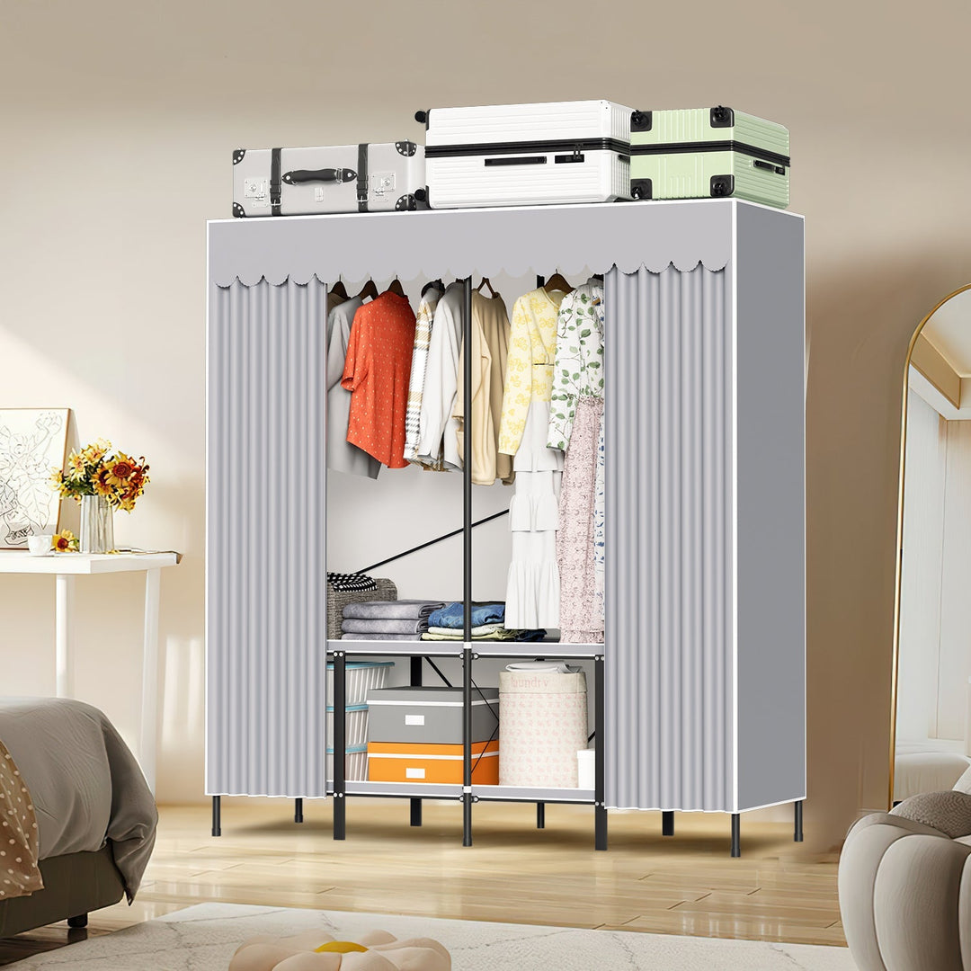 Foldable wardrobe bedroom cabinet | Bowlift