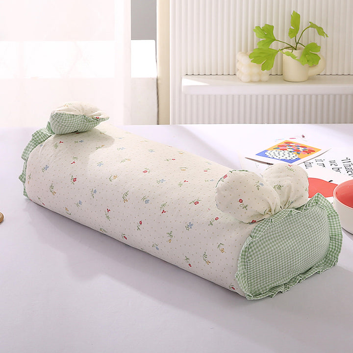 Cotton pillow with buckwheat filling, 20x50cm
