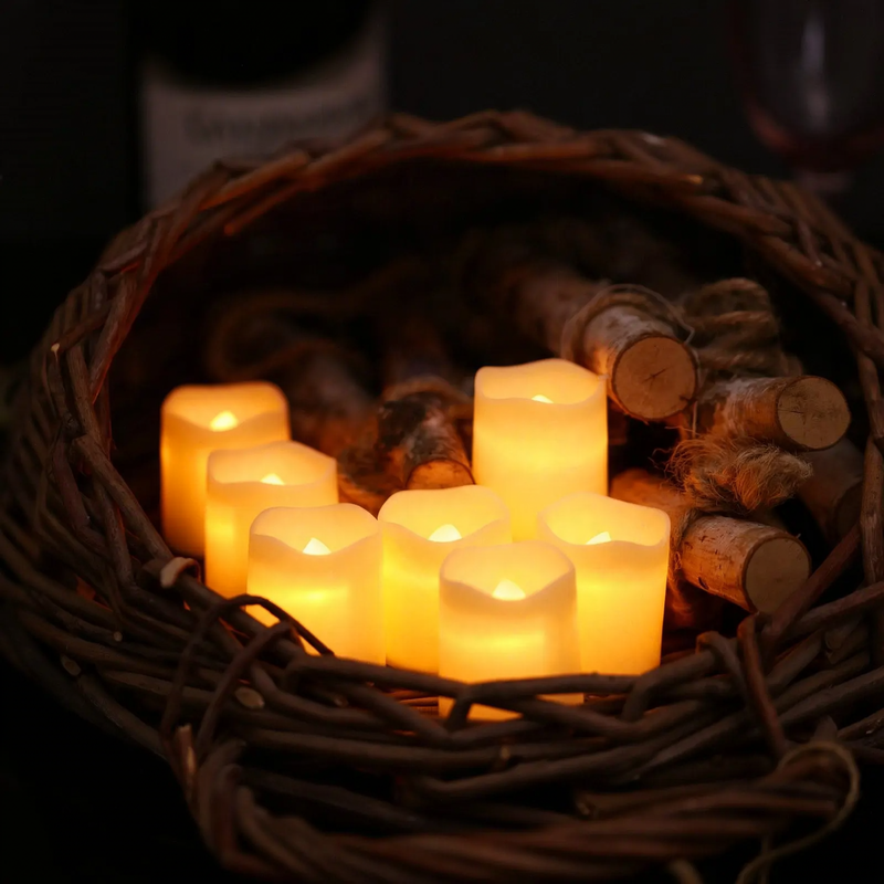 LED wish candle, smoke-free