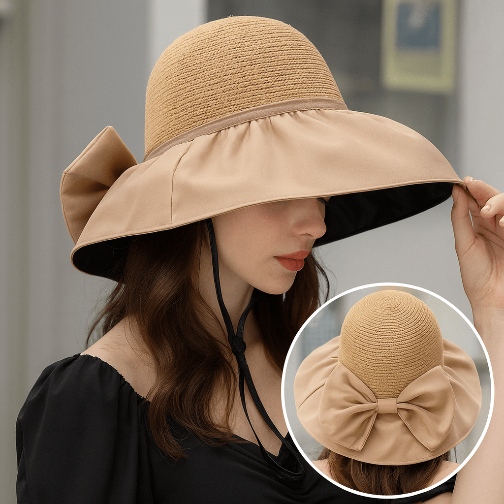 BowLift | Stylish sun hat with wide brim for UV protection