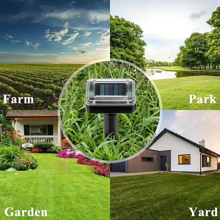 BowLift | Solar-powered snake and pest deterrent – Ultrasonic device for the garden