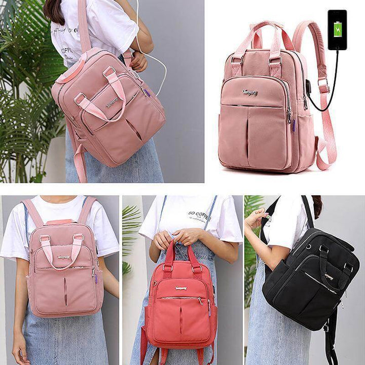BowLift | Waterproof Multifunction Backpack – Durable Travel, Work & School Bag with USB Charging Port
