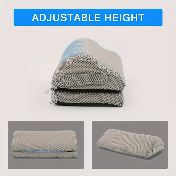 BowLift | Ergonomic Footrest with Memory Foam – Adjustable & Non-Slip
