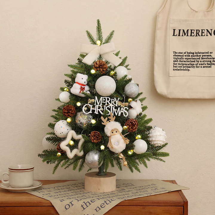 Mini Christmas tree for the table with lighting