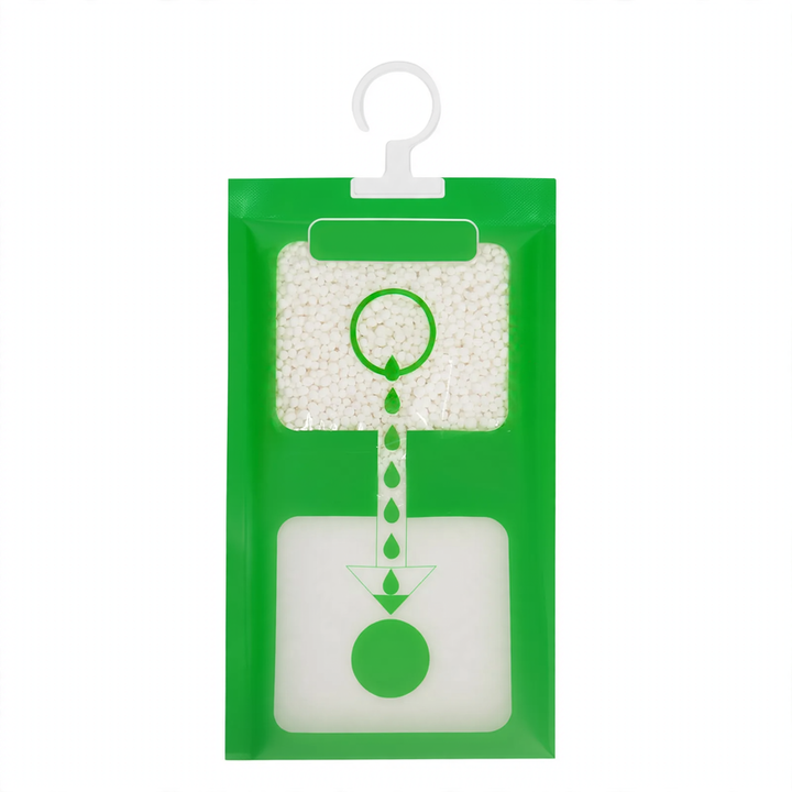 Moisture absorber bags for the household