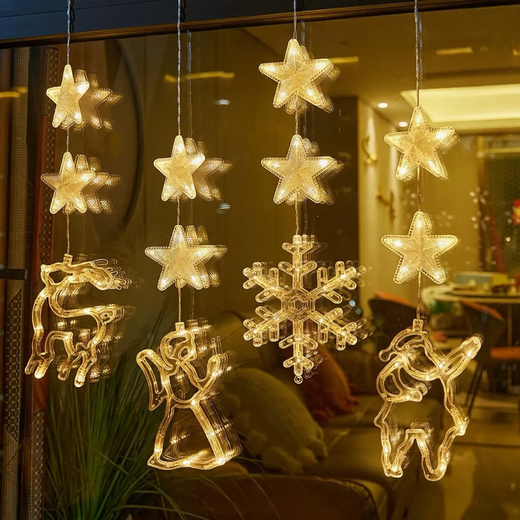 Decorative LED Suction Cup Light for Window