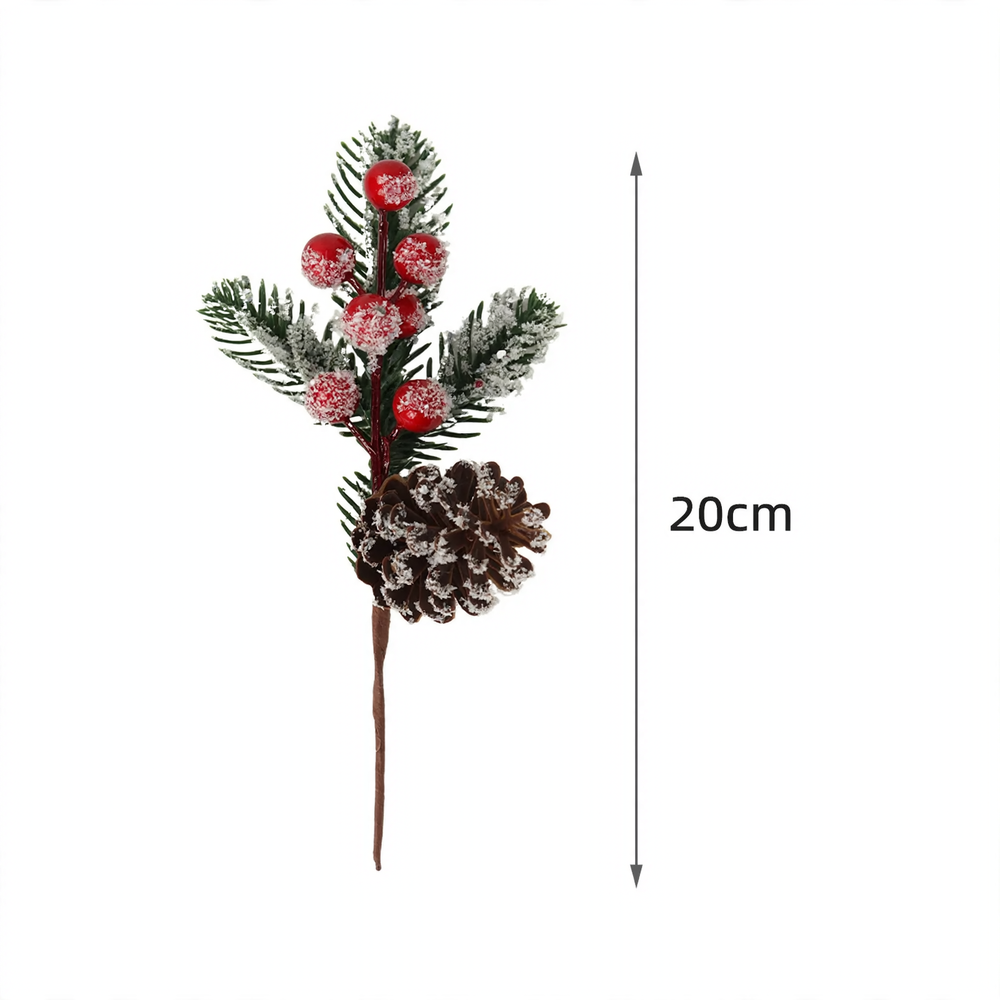 Decorative Christmas wreath with festive accents
