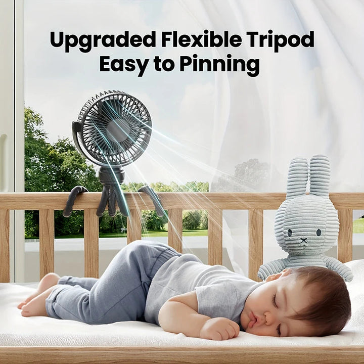 Mini Portable Stroller Fan | Bowlift