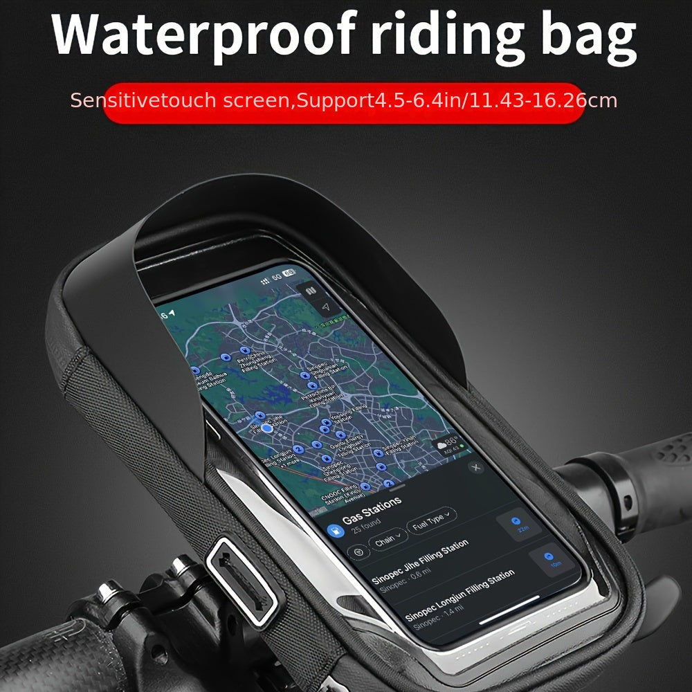 Waterproof Phone Holder for Bicycle and Motorcycle – 360° Rotatable and Suitable for 4.5–6.4 Inches | Bowlift