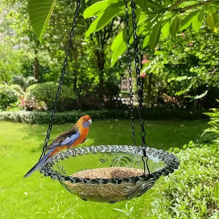 Versatile birdbath and feeding station for balcony railings
