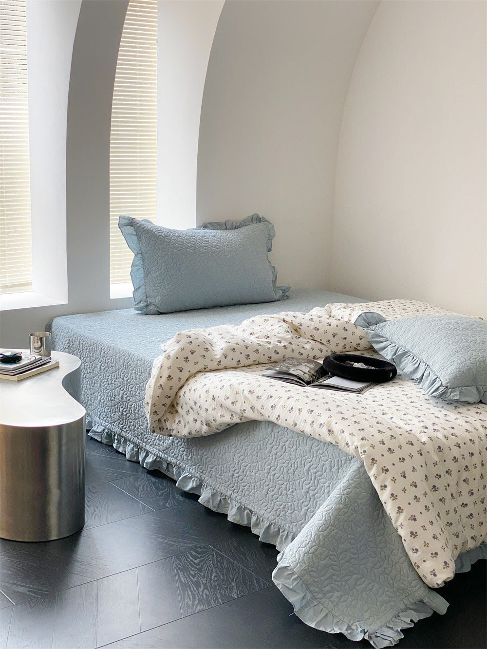 Cotton bedspread set, Korean style, 1.5 m