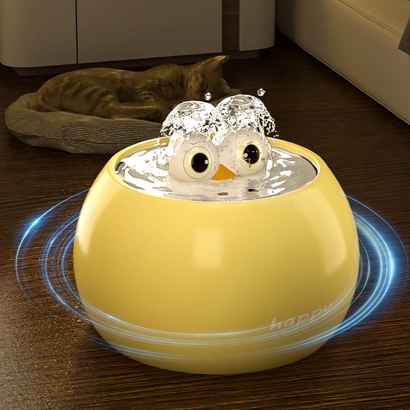 Ceramic drinking fountain for cats and dogs