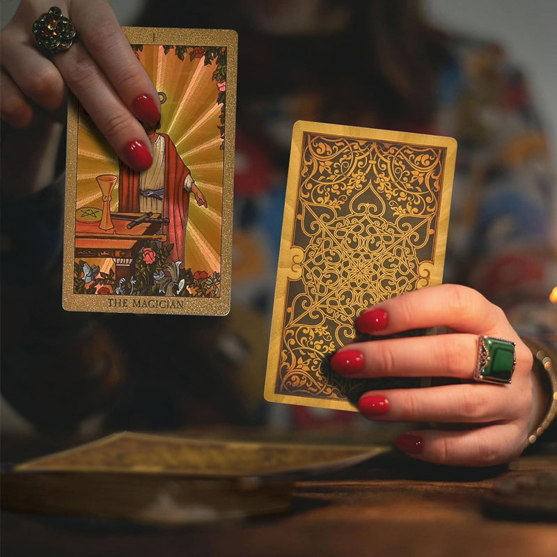 BowLift | Explore the Mystical World of Tarot Gold Foil Tarot