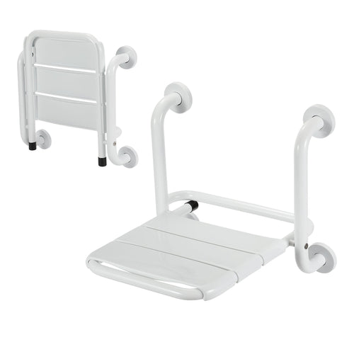 Foldable shower seat with armrests wall-mounted | Bowlift