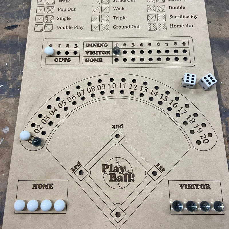 BowLift | Baseball Dice Board Game