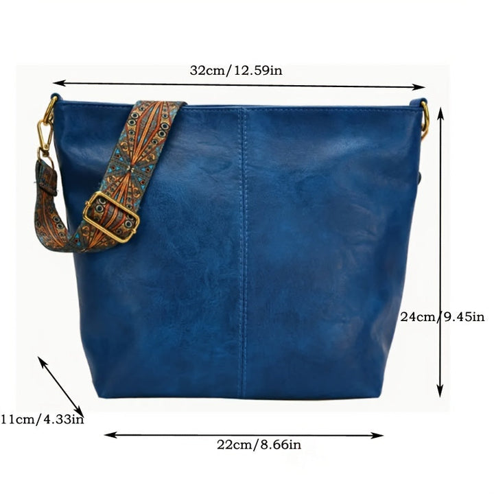 BowLift | CityPure PU Messengerbag – White Urban Shoulder Bag with Zipper