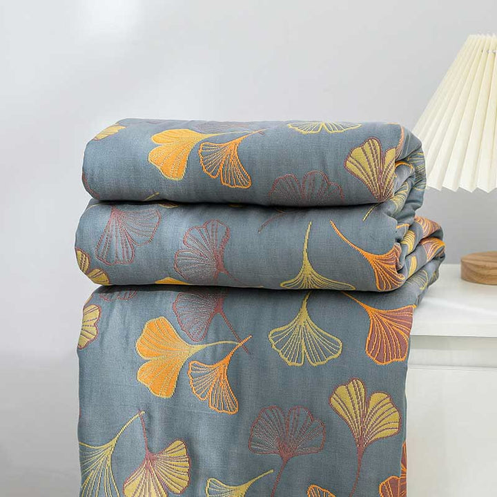 BowLift | LeafNest - Soft Cotton Bed Linen with Leaf Motif