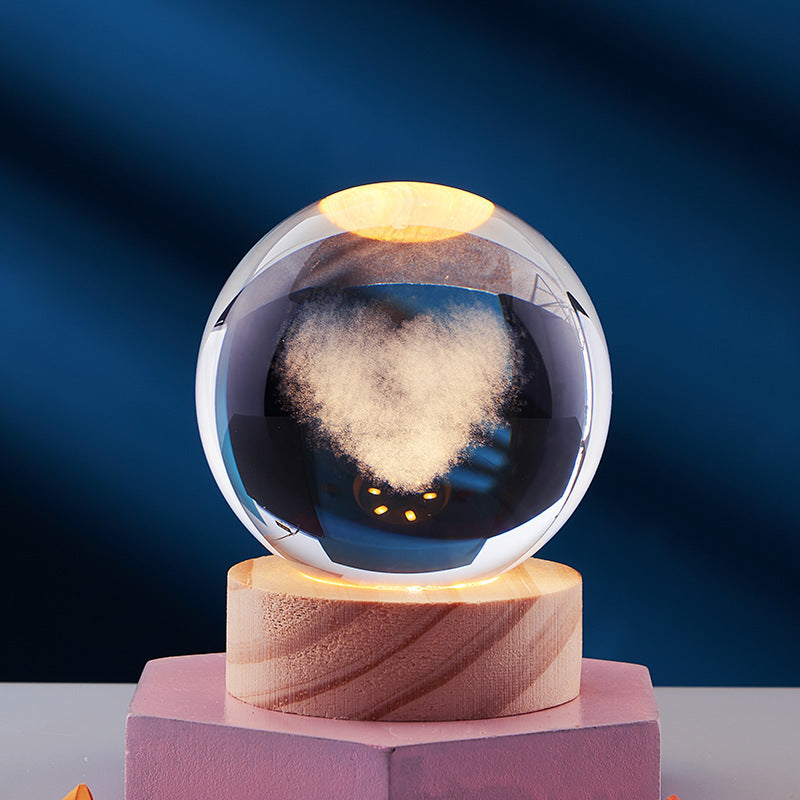 3D Crystal Ball Night Lamp Bowlift